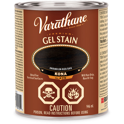 Varathane&reg; Premium Gel Stain, 946 ml, Kona O-Max