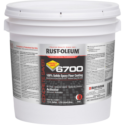 6700 System Extended Pot Life Floor Coating, 1 gal., Epoxy-Based, High-Gloss O-Max
