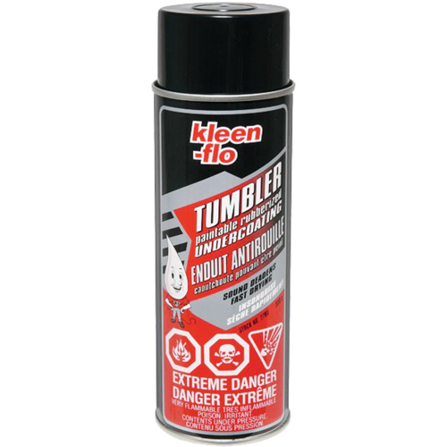 Tumbler Paintable Rubberized Undercoating, 550 g, Aerosol Can O-Max