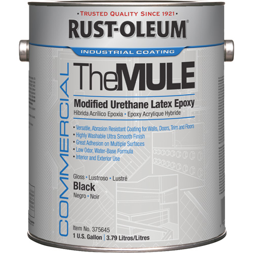 Modified Urethane Latex Epoxy, Black, Gallon O-Max