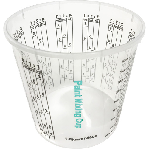 Gobelet en plastique pour m&eacute;lange de peinture, 1,25 L O-Max