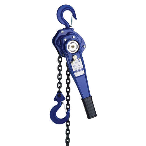 Lever Hoist, 5' Lift, 3000 lbs. (1.5 tons) Capacity, Grade 80 load chain Chain O-Max
