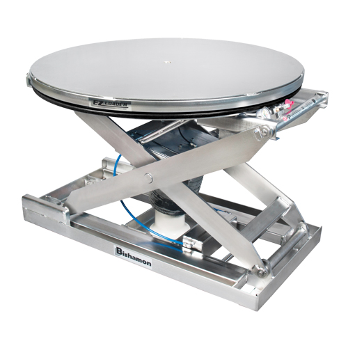 EZ Loader&reg; SS Self-Levelling Pallet Positioner - 100% Stainless Steel, 43" L x 43" W, 4000 lbs. Cap. O-Max