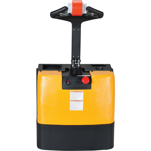 Fully Powered Electric Pallet Truck With  Scale, 3300 lbs. Cap., 48" L x 28.25" W O-Max