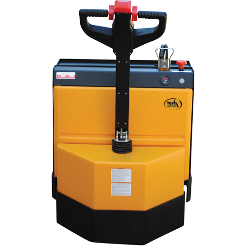 Fully Powered Electric Pallet Truck, 4500 lbs. Cap., 48" L x 30.25" W O-Max