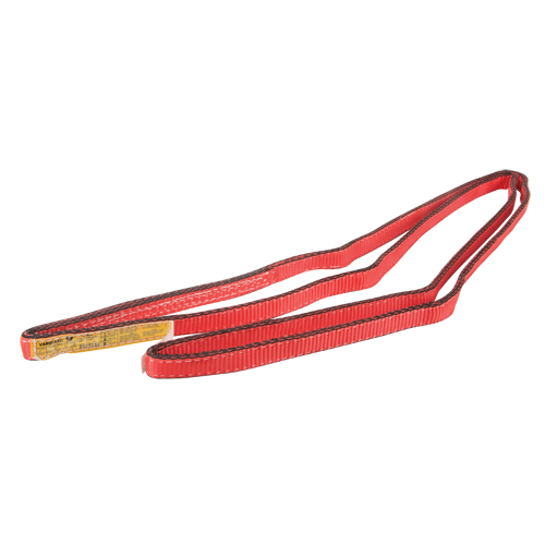 &eacute;lingue de levage en polyester, Pli Double, Sans fin, Type 5, 2'' la x 10' lo, Capacit&eacute; verticale 12400 lb O-Max