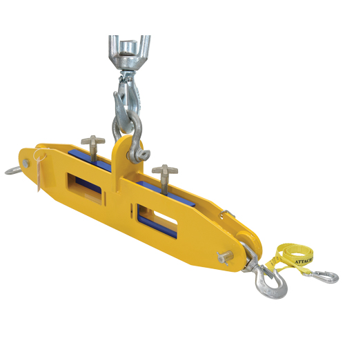 Poutre de levage pour chariot &eacute;l&eacute;vateur, Ouverture des fourches 7" x 2-1/2" O-Max