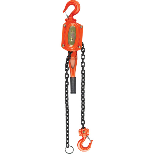 Lever Hoist, 5' Lift, 6000 lbs. (3 tons) Capacity, Alloy Steel Chain O-Max