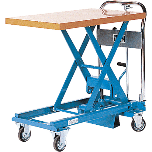 Table &eacute;l&eacute;vatrice &agrave; ciseaux Dandy Lift, 31-1/2" lo x 19-7/10" la, Acier, Capacit&eacute; 550 lb O-Max