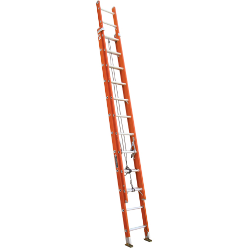 Industrial Heavy-Duty Extension Ladders, 300 lbs. Cap., 21' H, Grade 1A O-Max