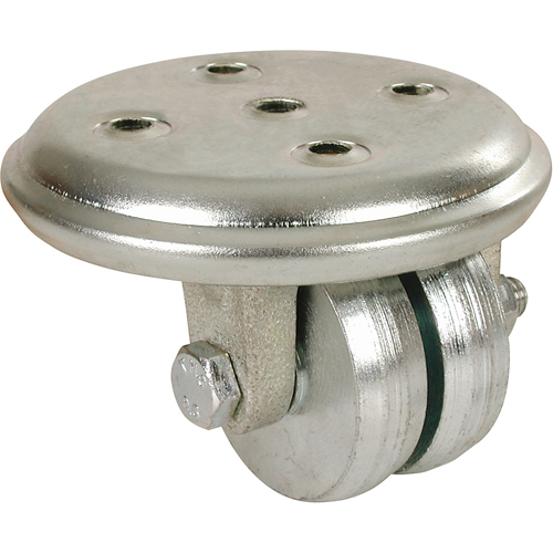 Low Level Casters, Swivel, 2" (51 mm), Cast Iron, 600 lbs. (272 kg.) O-Max