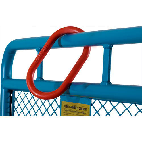 Nacelle &eacute;l&eacute;vatrice pour travail en hauteur, 36" x 36" x 72" h, Capacit&eacute; de 1000 lb, Acier O-Max