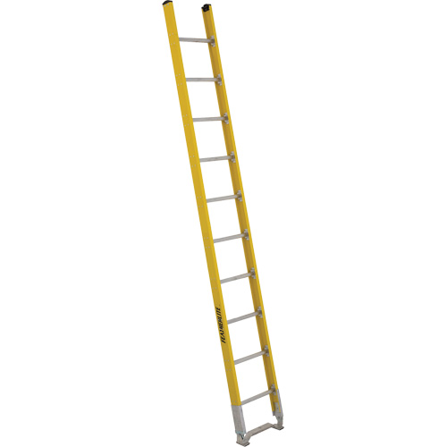 Single Section Straight Ladder - 6100 Series, 10', Fibreglass, 375 lbs., CSA Grade 1AA O-Max