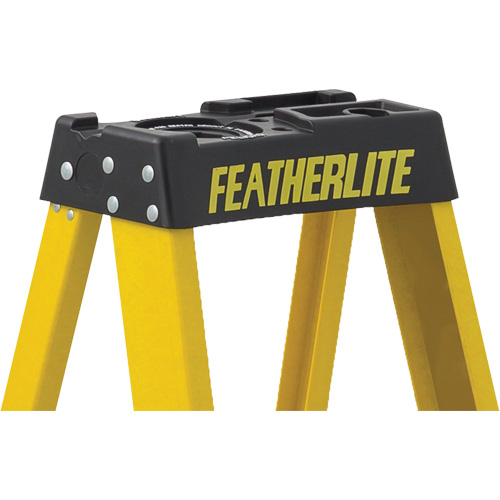 Industrial Heavy-Duty Stepladders (6900 Series), 4', Fibreglass, 300 lbs. Capacity, Type 1A O-Max