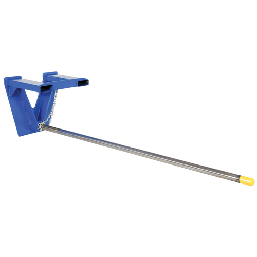 Fl&egrave;che de chariot &eacute;l&eacute;vateur pour tapis, 144-1/2" longueur, Install&eacute; sur fourche, Capacit&eacute; de 1800 lb O-Max