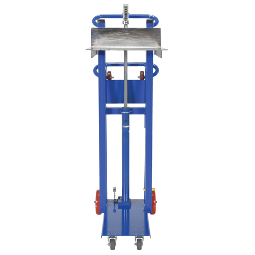 Gerbeur &agrave; plateforme hydraulique, M&eacute;canisme Pompe au pied, Capacit&eacute; de 750 lb, Levage max de 52" O-Max