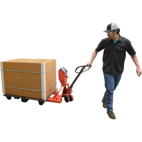 Pallet Truck, 48" L x 27.5" W, 5000 lbs. Cap. O-Max