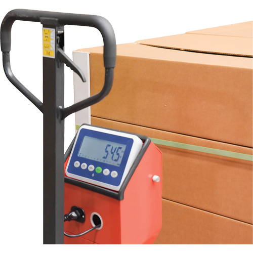 Pallet Truck, 48" L x 27.5" W, 5000 lbs. Cap. O-Max