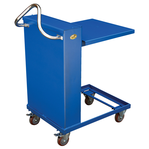 Self Elevating Tables, 20" L x 20" W, Steel, 230 lbs. Capacity O-Max