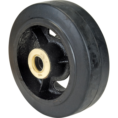 Roues en caoutchouc, 6" (152 mm) dia. x 2" (51 mm) la, Capacit&eacute; de 550 lb (249 kg) O-Max