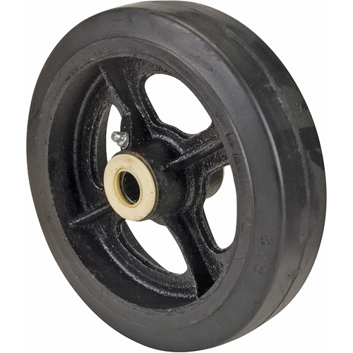 Roues en caoutchouc, 8" (203 mm) dia. x 2" (51 mm) la, Capacit&eacute; de 600 lb (272 kg) O-Max