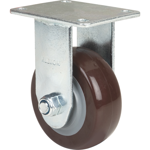 Caster, Rigid, 4" (101.6 mm), Polyurethane, 440 lbs. (199.58 kg.) O-Max
