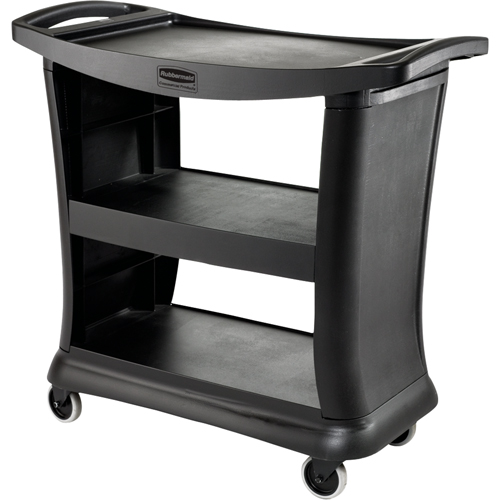 Chariot de service de direction, 3 tiers, 20" x 38" x 39", Capacit&eacute; 300 lb O-Max