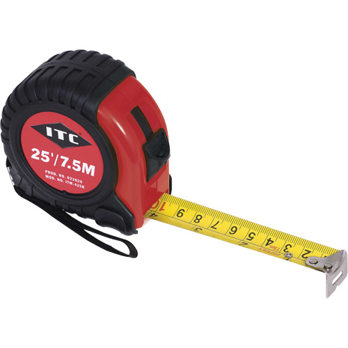 ITM-425R Tape Measure, 1" x 25' O-Max
