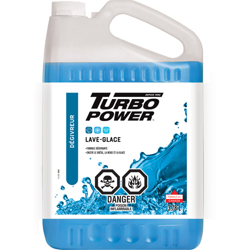 Liquide lave-glace toutes saisons Turbo Power, Cruche, 3,78 L O-Max