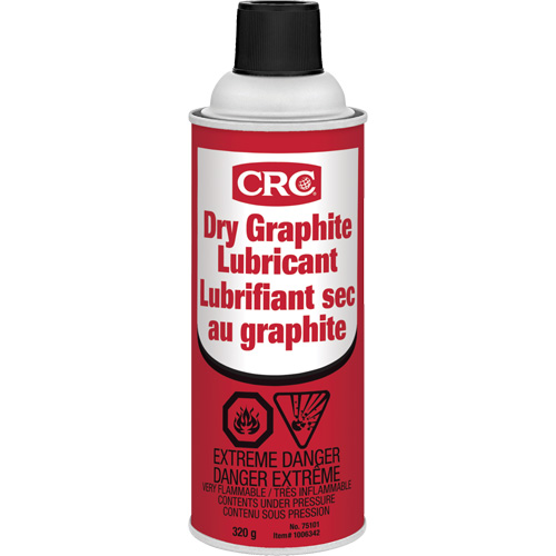 Lubrifiant au graphite sec, Canette a&eacute;rosol O-Max