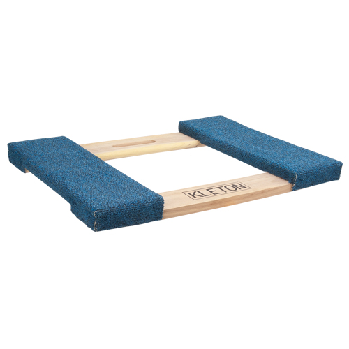 Cadre de socle roulant en bois dur &agrave; bouts avec tapis, Cadre en Bois, 18" la x 24" lo, Capacit&eacute; 900 lb O-Max