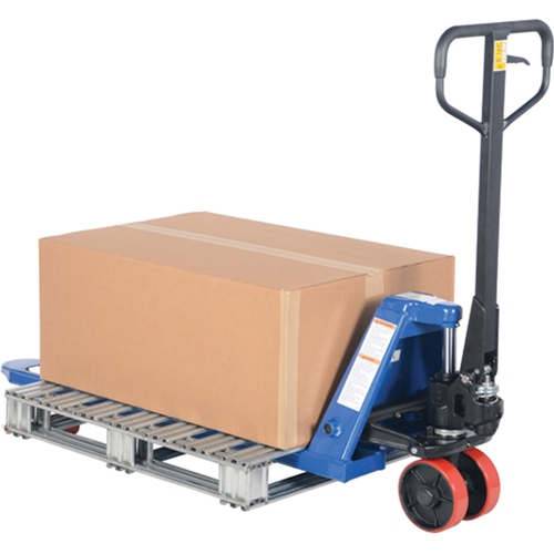 Quick Lift Pallet Truck, Steel, 48" L x 20" W, 5500 lbs. Capacity O-Max