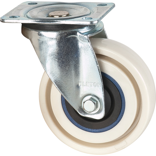 Sandwich Casters, Swivel, 5" (127 mm), Nylon, 440 lbs. (199.58 kg.) O-Max