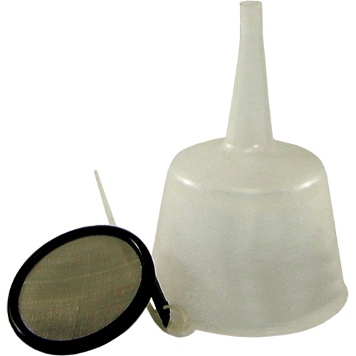 Entonnoir industriel &agrave; filtre, Poly&eacute;thyl&egrave;ne, Capacit&eacute; 177 ml O-Max