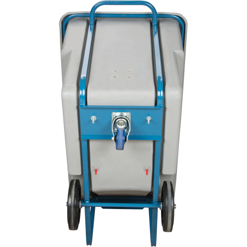 Chariot basculeur en acier, Poly&eacute;thyl&egrave;ne, 0,625 vg³, Capacit&eacute; de charge de 850 lb O-Max