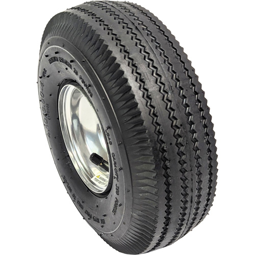 Roue pneumatique de rechange pour diable, 10" (254 mm), Capacit&eacute; de 350 lb O-Max