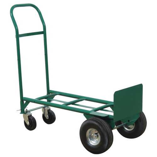 Greenline Economical Convertible Hand Truck, Steel, 600 lbs. Capacity O-Max