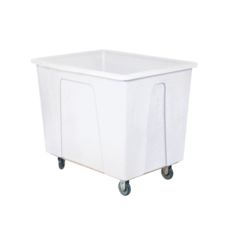 Caisson, Poly&eacute;thyl&egrave;ne blanc, 46" lo x 34" la x 40" h, Volume 25 pi³, Capacit&eacute; 600 lb O-Max