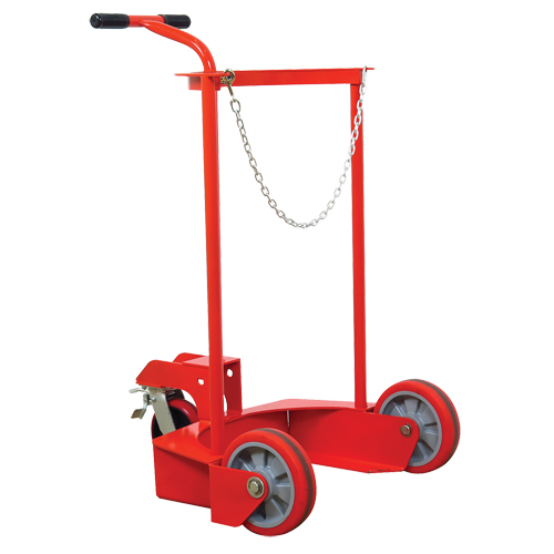 Grand chariot LCC pour bouteille de gaz liquide, Roues Polyur&eacute;thane, Base de 20" la x 20" p, 1000 lb O-Max