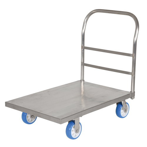 Platform Truck, 36" L x 24" W, 2000 lbs. Capacity, Polyurethane Casters O-Max