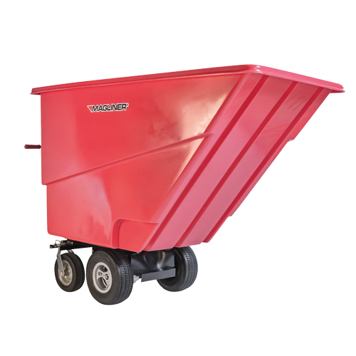 Motorized Tilt Truck, 27 pi³ Capacity, 51" H x 81" W x 33" D O-Max