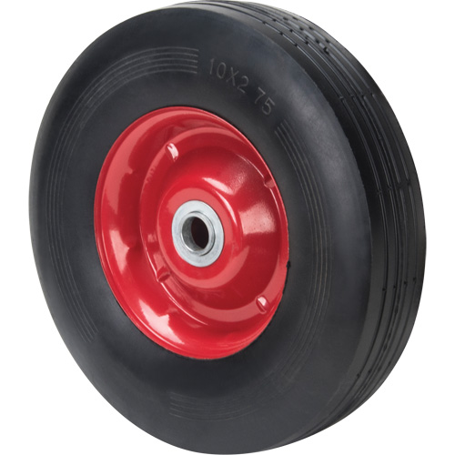 Semi-Pneumatic Wheel, 10" (254 mm), 200 lbs. Capacity O-Max