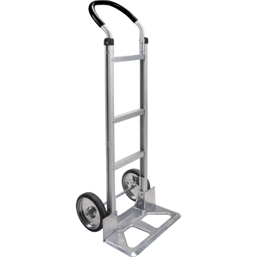 Knocked Down Hand Truck, Continuous Handle, Aluminum, 49-5/8" Height, 500 lbs. Capacity O-Max