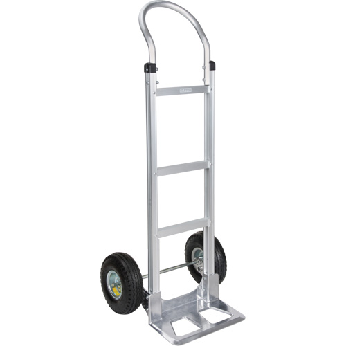 Diable d&eacute;mont&eacute;, Prise Continu, Aluminium, Hauteur de 49-5/8", Capacit&eacute; 500 lb O-Max
