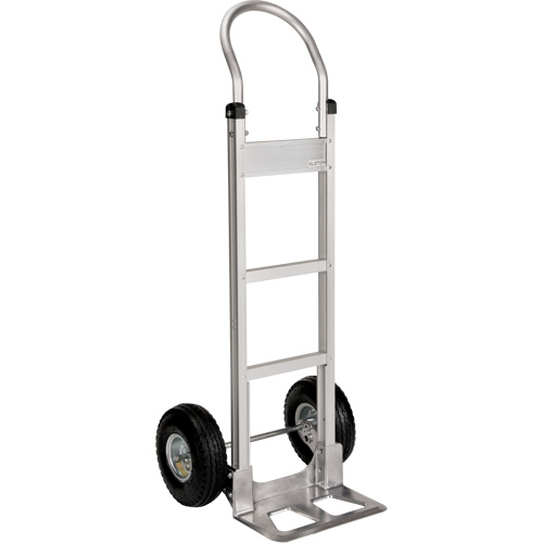 Knocked Down Hand Truck, Continuous Handle, Aluminum, 49-5/8" Height, 500 lbs. Capacity O-Max