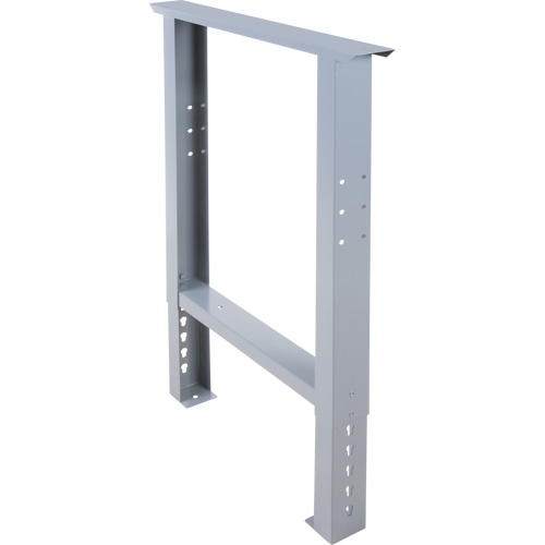Pattes d'&eacute;tabli pour service industriel, Acier, 24" p x 34" h, Simple O-Max