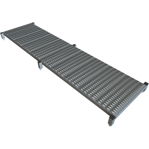 Plateforme de travail en une &eacute;tape &agrave; hauteur r&eacute;glable, 24" la x 97" pr, Capacit&eacute; de 800 lb, Enti&egrave;rement soud&eacute; O-Max