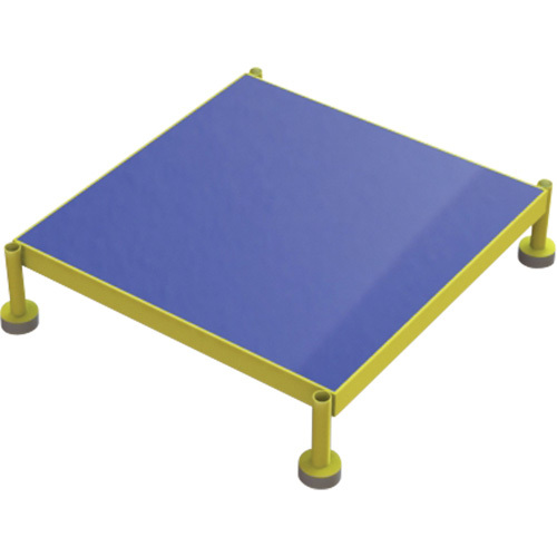 Plateforme de travail en une &eacute;tape &agrave; hauteur r&eacute;glable, 24" la x 24" pr, Capacit&eacute; de 800 lb, Enti&egrave;rement soud&eacute; O-Max