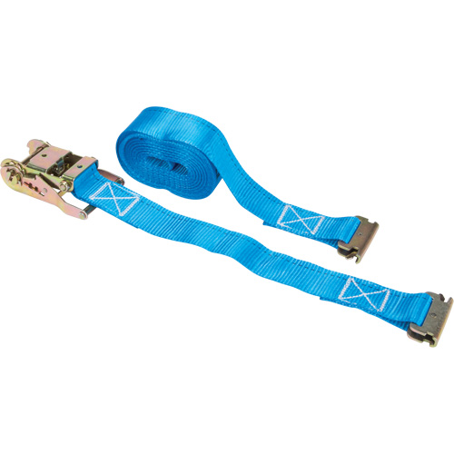 Ratchet Strap, E-Track System, 2" W x 20' L, 1333 lbs. (605 kg) Working Load Limit O-Max