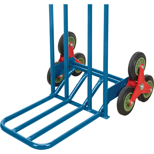Stair Climbing Hand Truck, Steel Frame, 23-3/4" W x 45-5/8" H, 300 lbs. Capacity O-Max